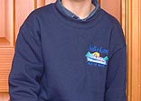 Childs Open Hemmed Sweatshirt Embroidered